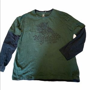 Green and Navy Long Sleeve